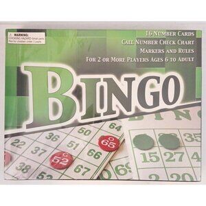 VTG Bingo Set Multiplayer Boardgame 2 Or More Players New Factory Sealed